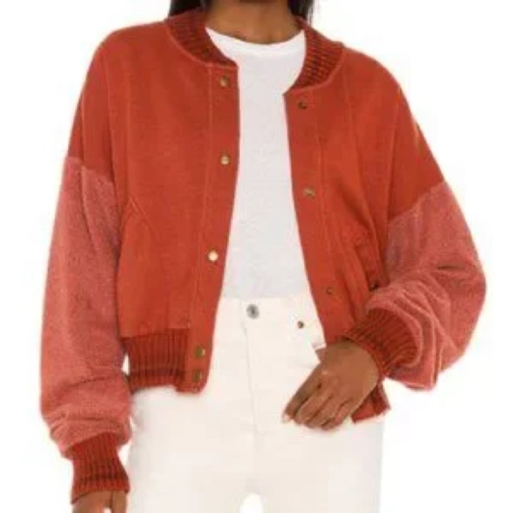 We The Free Hollaback Jacket in Spice Brandy Size medium